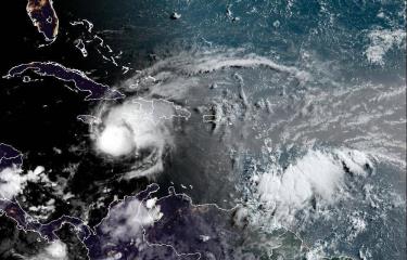 Huracán en Jamaica